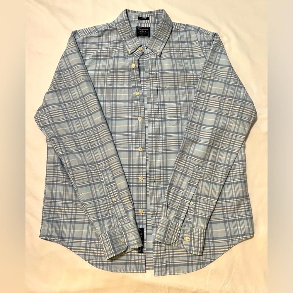 Abercrombie and Fitch Men’s Plaid Button Down